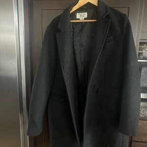 Penguin by Munsingwear Men's Black Wool Coat-never worn